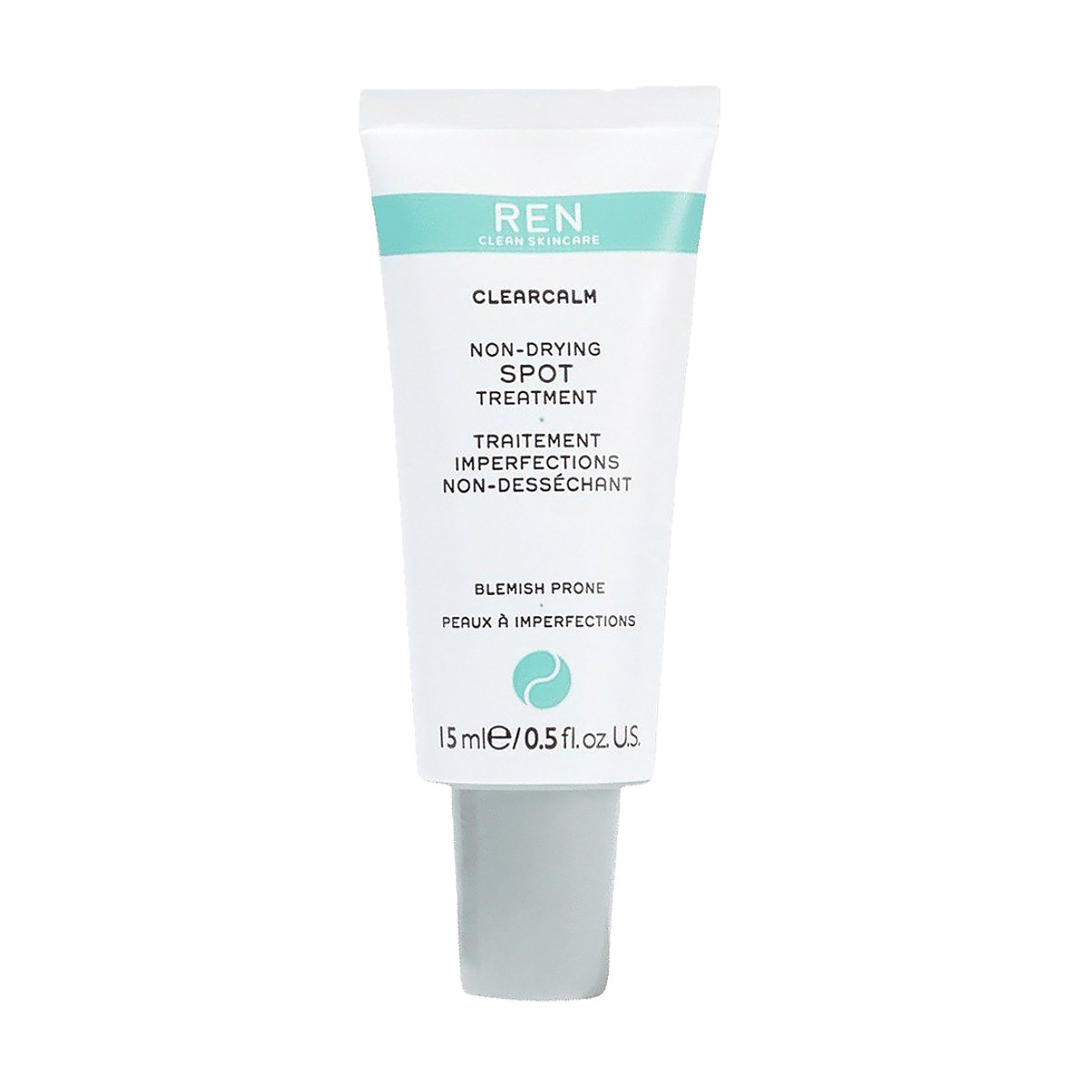 Гель для обличчя REN Clean Skincare Clearcalm Non-Drying Spot Treatment проти акне, 15 мл